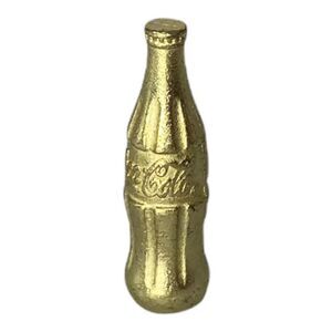 Monopoly Coca-Cola Token Gold Tone 2013 Empire Replacement Part Piece
